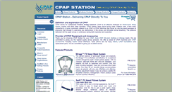 Desktop Screenshot of cpapstation.com
