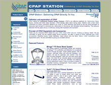 Tablet Screenshot of cpapstation.com